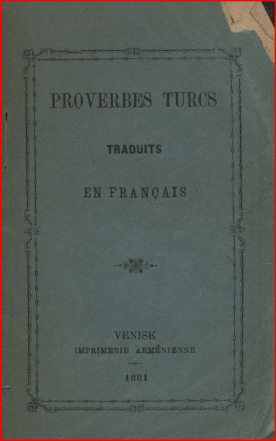 Proverbes turcs traduits en…
					Article complet reservé aux abonnés