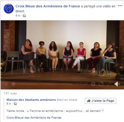 Table ronde : Femme et arménienne :