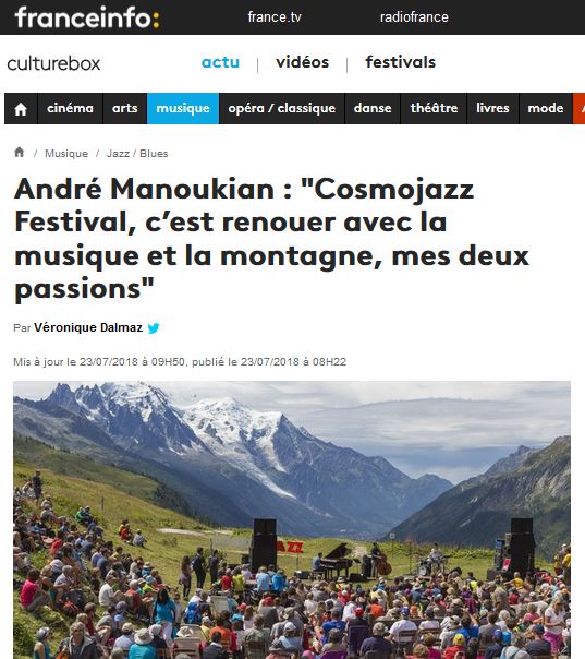 Cosmojazz Festival, c’est renouer avec la musique et la montagne, mes deux passions