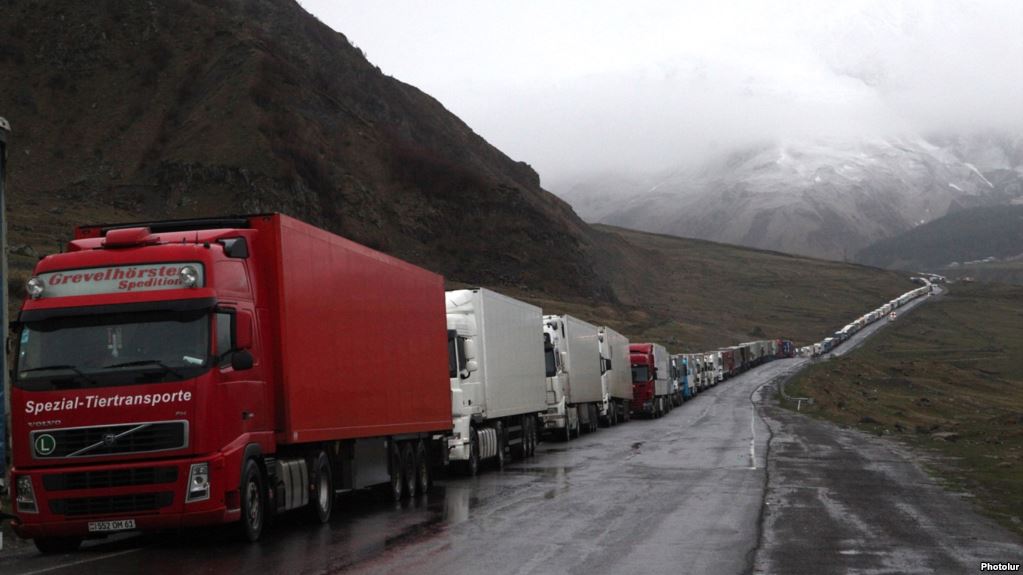 Grave perturbation du traffic à la frontière Arméno-Géorgienne