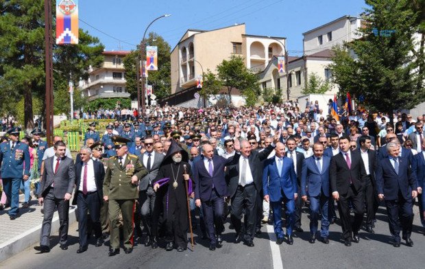 A Stepanakert la République de l’Artsakh a fêté le 27e anniversaire de son indépendance