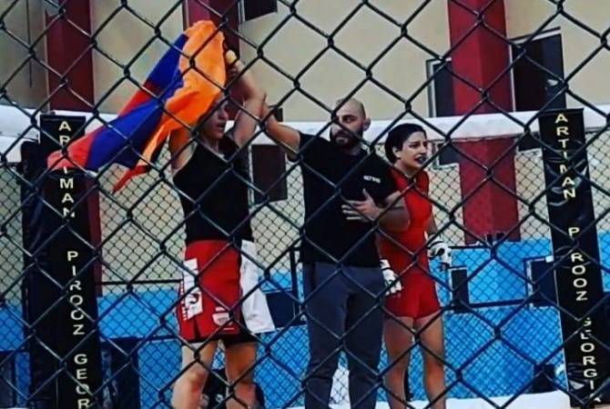 En MMA l’Arménienne Kariné Karapetyan gagne contre l’Azérie Rena Safarova, la sœur de l’assassin Ramil Safarov qui avait tué dans son sommeil un officier Arménien, Gourgen Margaryan