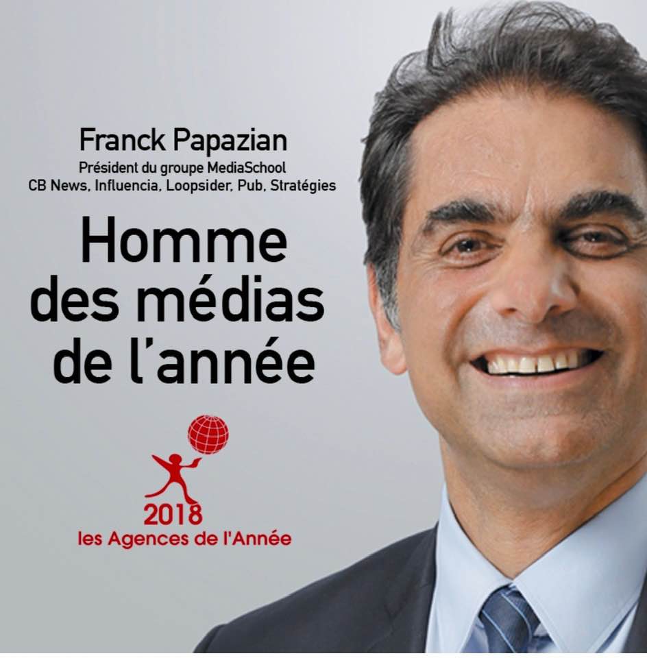 Franck (Mourad) Papazian désigné «Homme des Médias de l’Année»