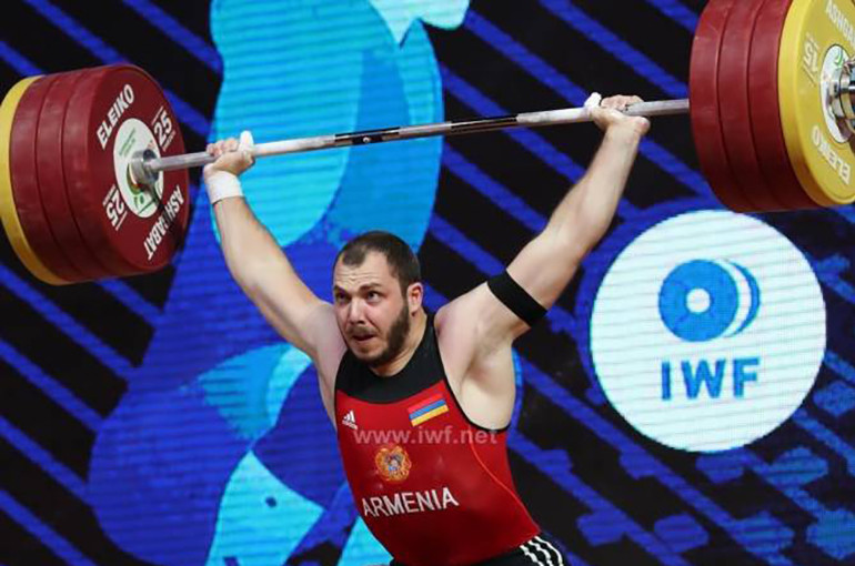 Hagop Mkrdtchyan (Arménie) champion d’Europe d’haltérophilie