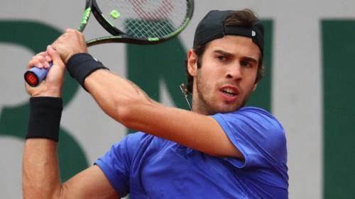 Premiers entraînements à Roland Garros pour Karen Khachanov