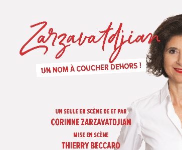 Corinne Zarzavatdjian en spectacle « Zarzavatdjian, un nom à coucher dehors ! » au Théâtre Mélo d’Amélie dès le 14 septembre