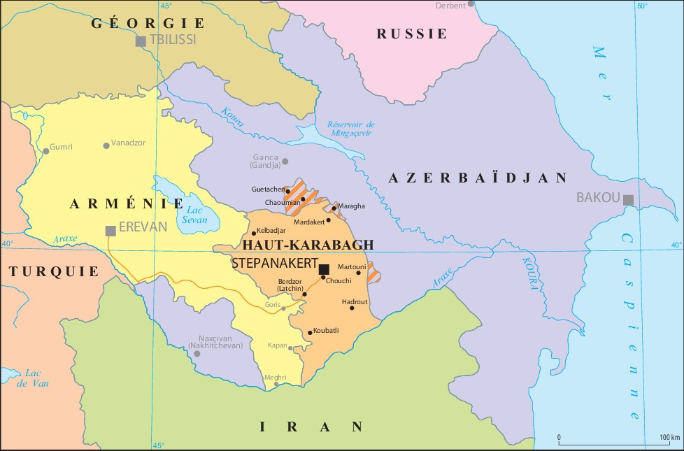 Du 11 au 13 septembre l’Azerbaïdjan a tiré à 52 reprises en direction des positions arméniennes en Artsakh et vers l’Arménie au nord-est mais également depuis le Nakhitchevan