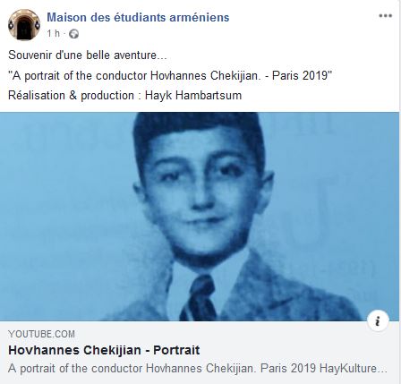 Hovhannes Chekijian – Portrait
					Article complet reservé aux abonnés