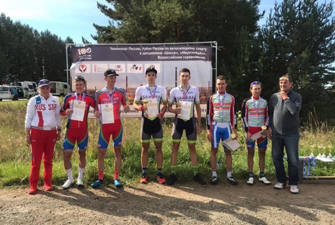 L’Arménien Stepan Grigoryan champion de Russie de cyclisme sur 75 km et en tandem 50 km