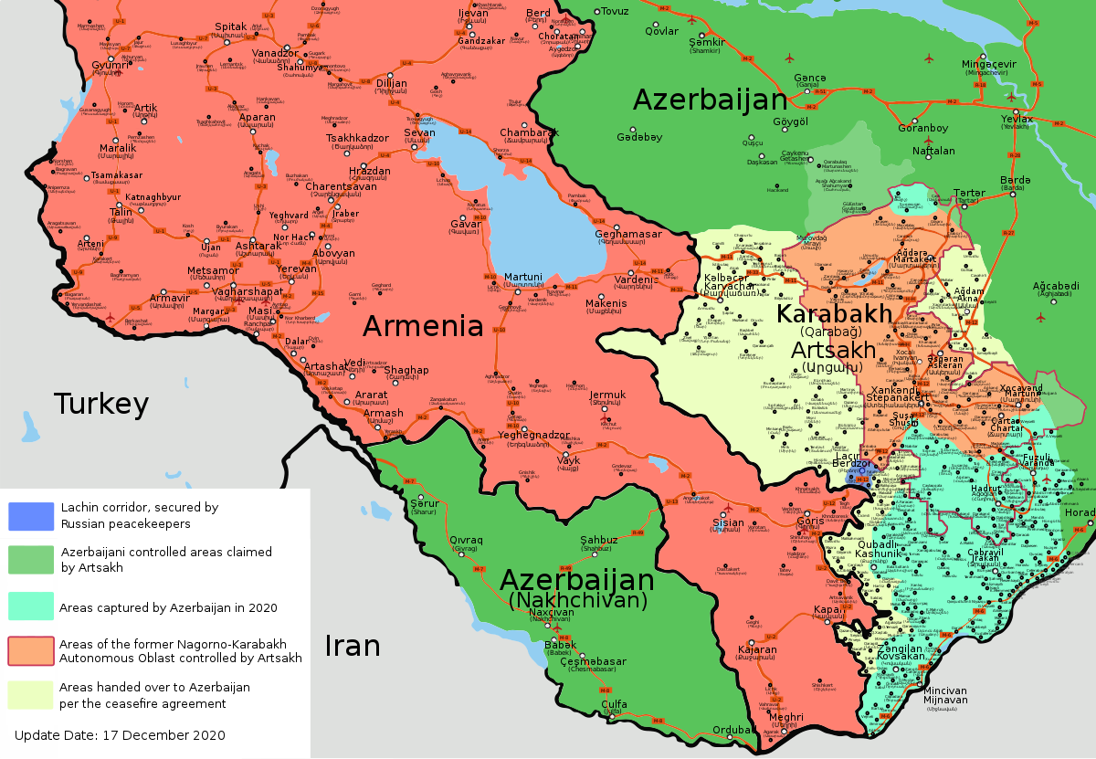 Selon Aliev des travaux sont en cours pour l’ouverture du couloir du Nakhitchevan vers l’Azerbaïdjan traversant l’Arménie