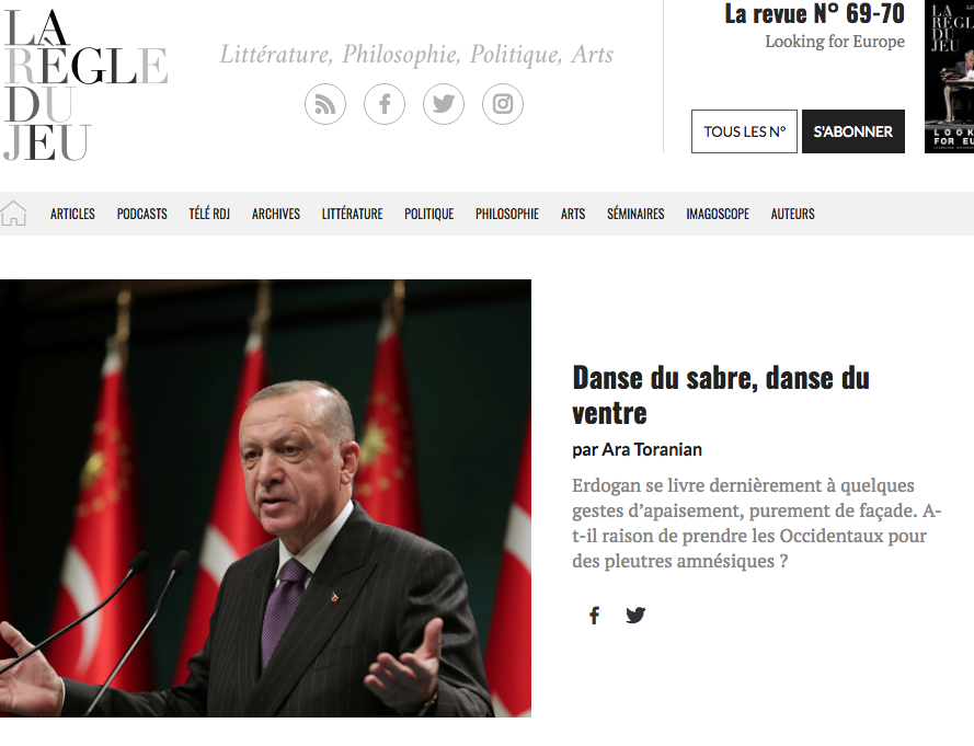 Danse du sabre, danse…
					Article complet reservé aux abonnés