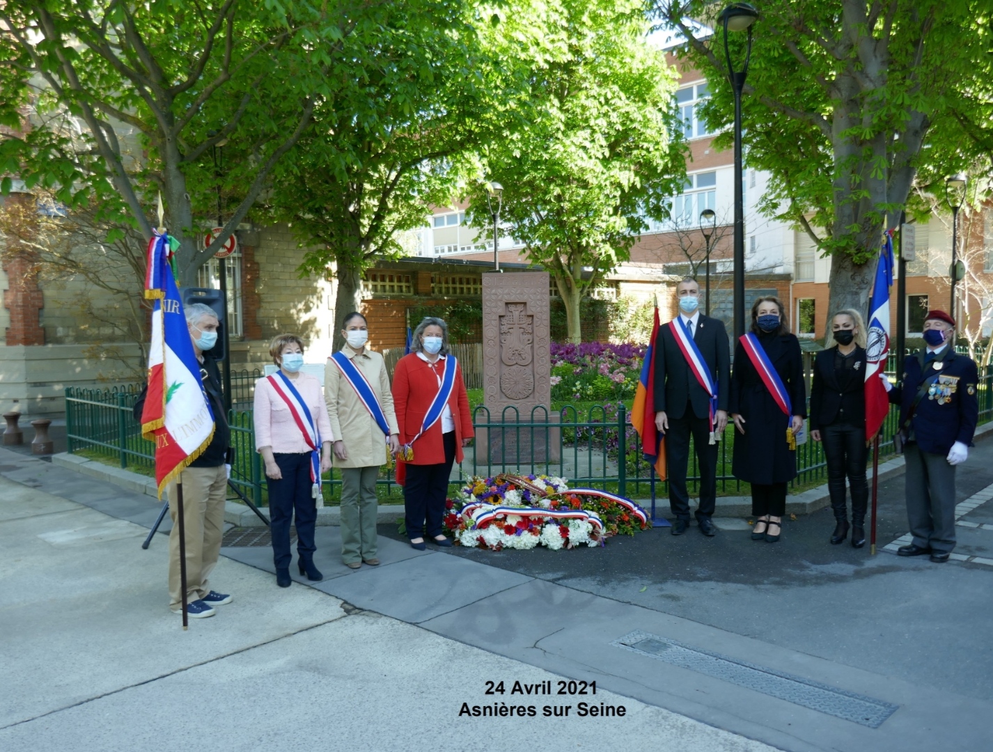 Commémoration du génocide des Arméniens à Asnières-sur-Seine