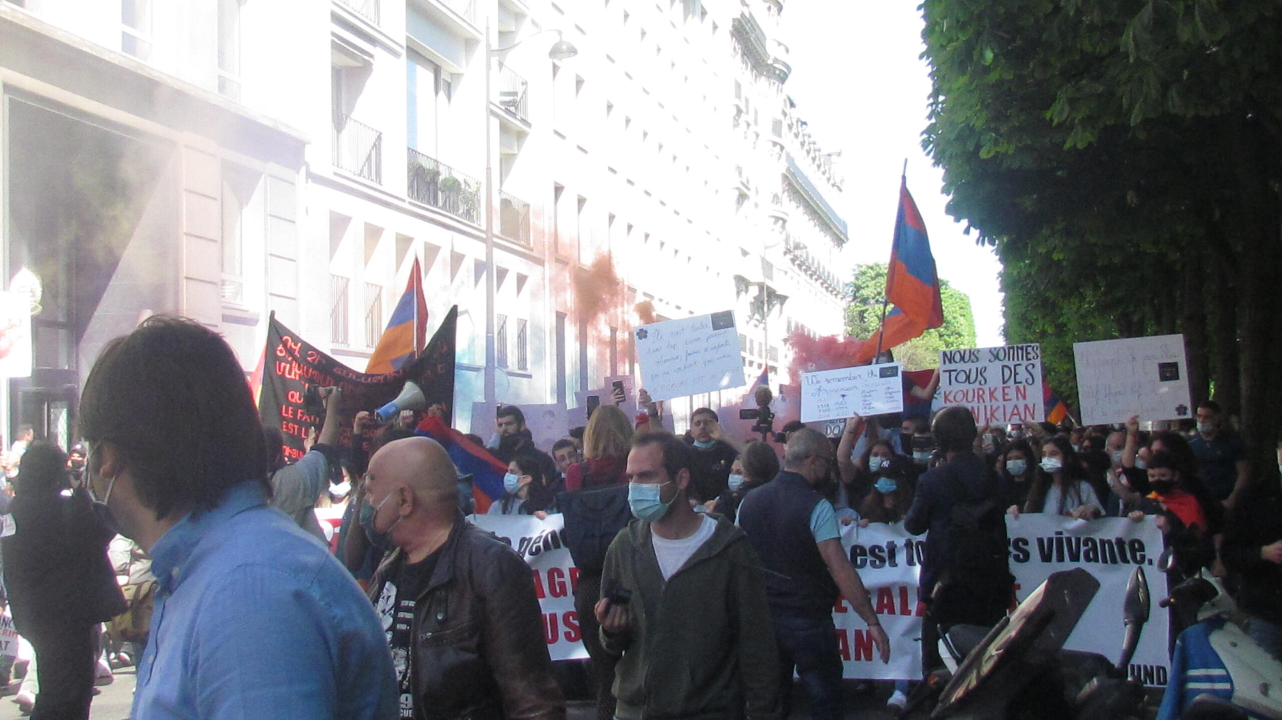 La manifestation du 24 avril vue de l’intérieur