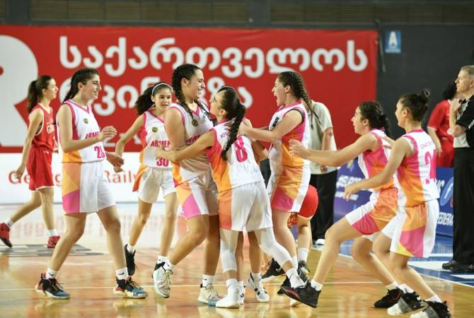 L’équipe féminine d’Arménie de basket des -16 ans termine 3e se son groupe E des qualifications européennes