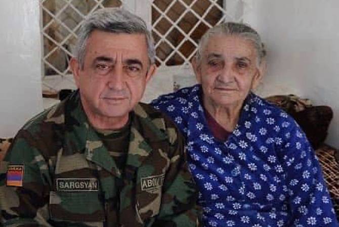 Serge Sargsyan le 2e président de l’Arménie a perdu sa mère Nora Sargsyan