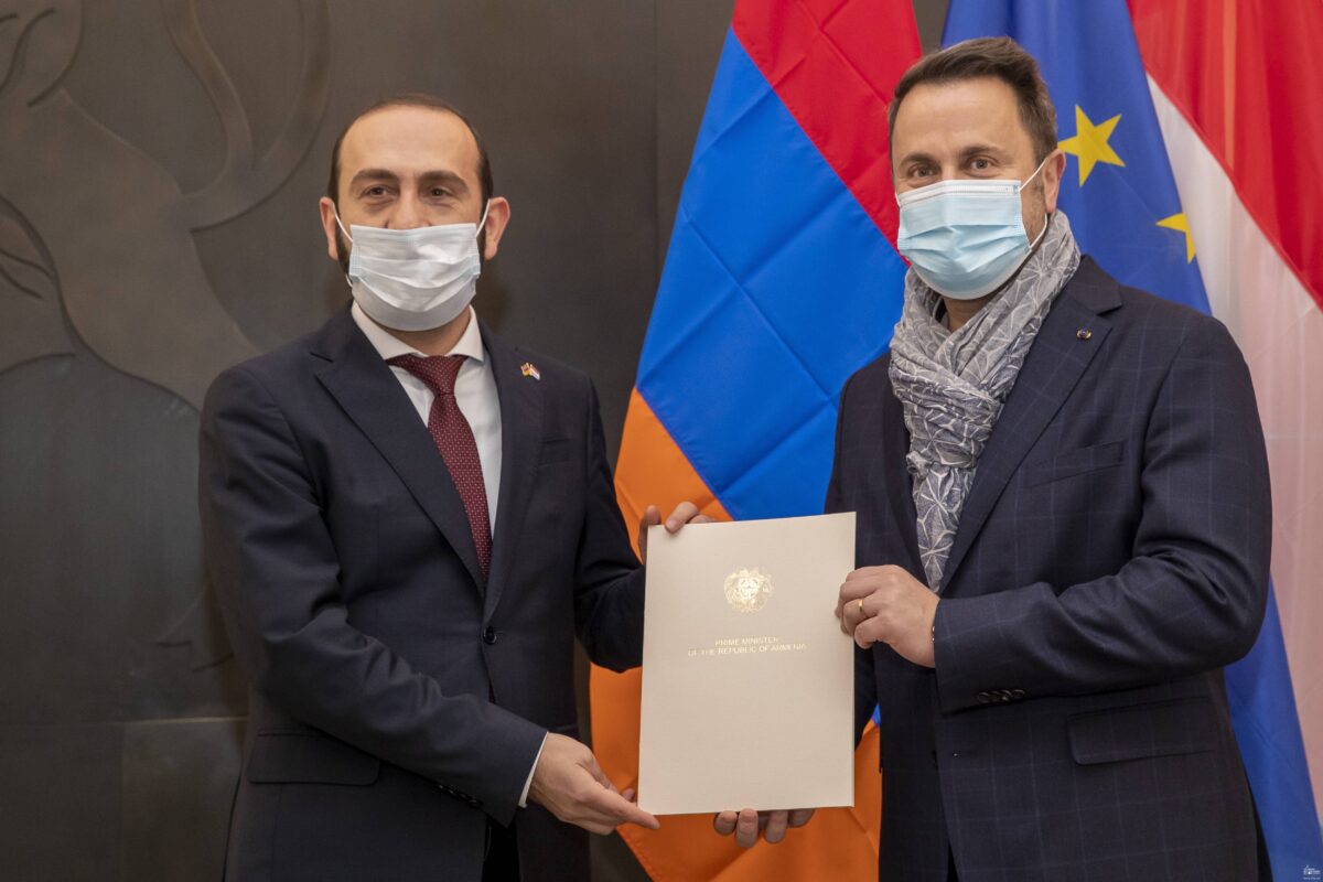 Ararat Mirzoyan en tournée au Luxembourg