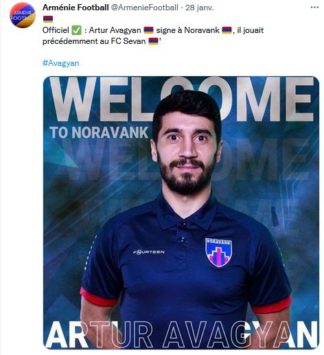 Artur Avagyan signe à Noravank