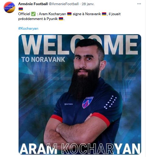 Aram Kocharyan signe à Noravank