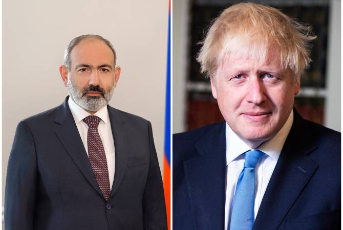 Boris Johnson a envoyé un message de félicitations à Nikol Pashinyan