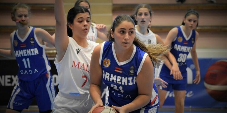 L’équipe féminine de basket U16 d’Arménie est en finale du Championnat d’Europe de Division C