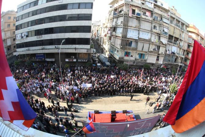 La communauté arménienne au Liban exprime son soutien à l’Artsakh et condamne la politique de nettoyage ethnique de l’Azerbaïdjan