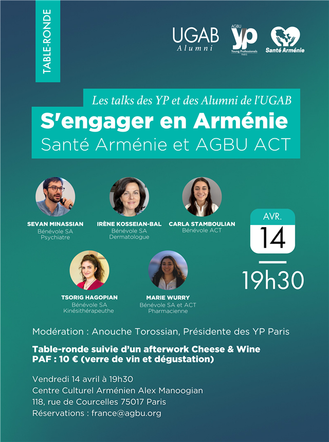 Les Talks des YP et des Alumni : S’engager en Arménie