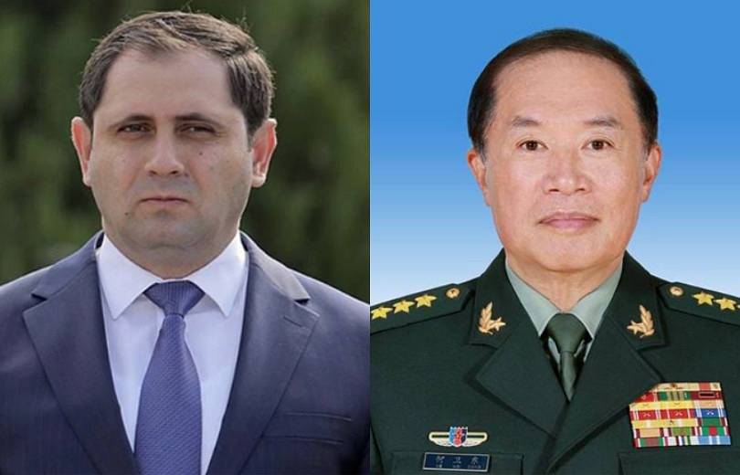 Le ministre arménien de la Défense et le vice-président du Conseil militaire central de Chine ont discuté des questions de coopération