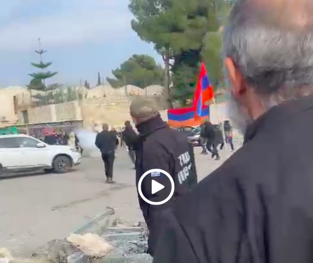 L’agression de nervis israéliens contre le patriarcat arménien