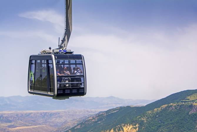 Le téléphérique « TaTever » du monastère de Tatev (Syunik) démarre une nouvelle saison touristique