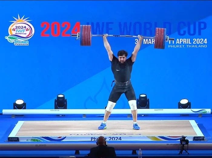 L’haltérophile Garik Karapetyan (102 kg) termine à la deuxième place de la Coupe du monde en Thaïlande