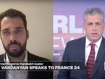 La pression internationale doit se poursuivre, Davit Vardanyan a parlé de la grève de la faim de Ruben Vardanyan sur France 24