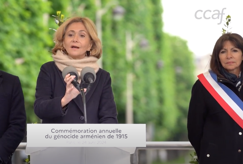 Discours de Valérie Pécresse à la commémoration du génocide arménien