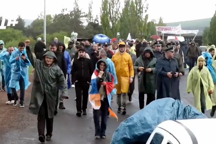 La marche du mouvement « Tavush pour la Patrie » vers Erevan se poursuit