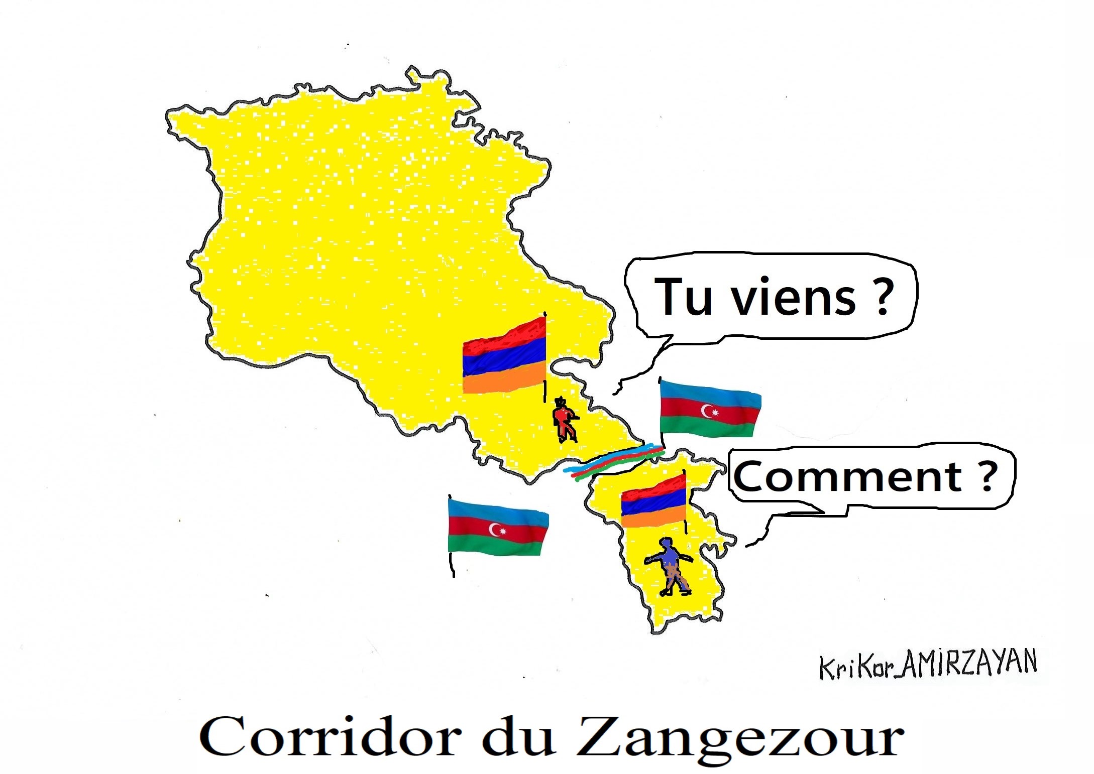 Le ministre des Transports de Turquie a annoncé l’exploitation du « corridor de Zangezur » en 2028-2029…traversant le territoire souverain de l’Arménie !