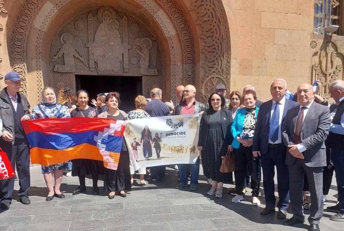 La communauté grecque d’Arménie a rendu hommage à la mémoire des victimes du génocide des Grecs du Pont