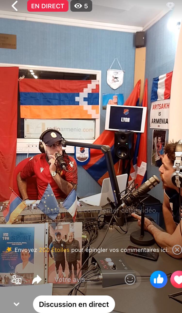 Monica Arzumian championne de karaté était l’invitée de l’émission Sport de Radio Arménie ce lundi 27 mai