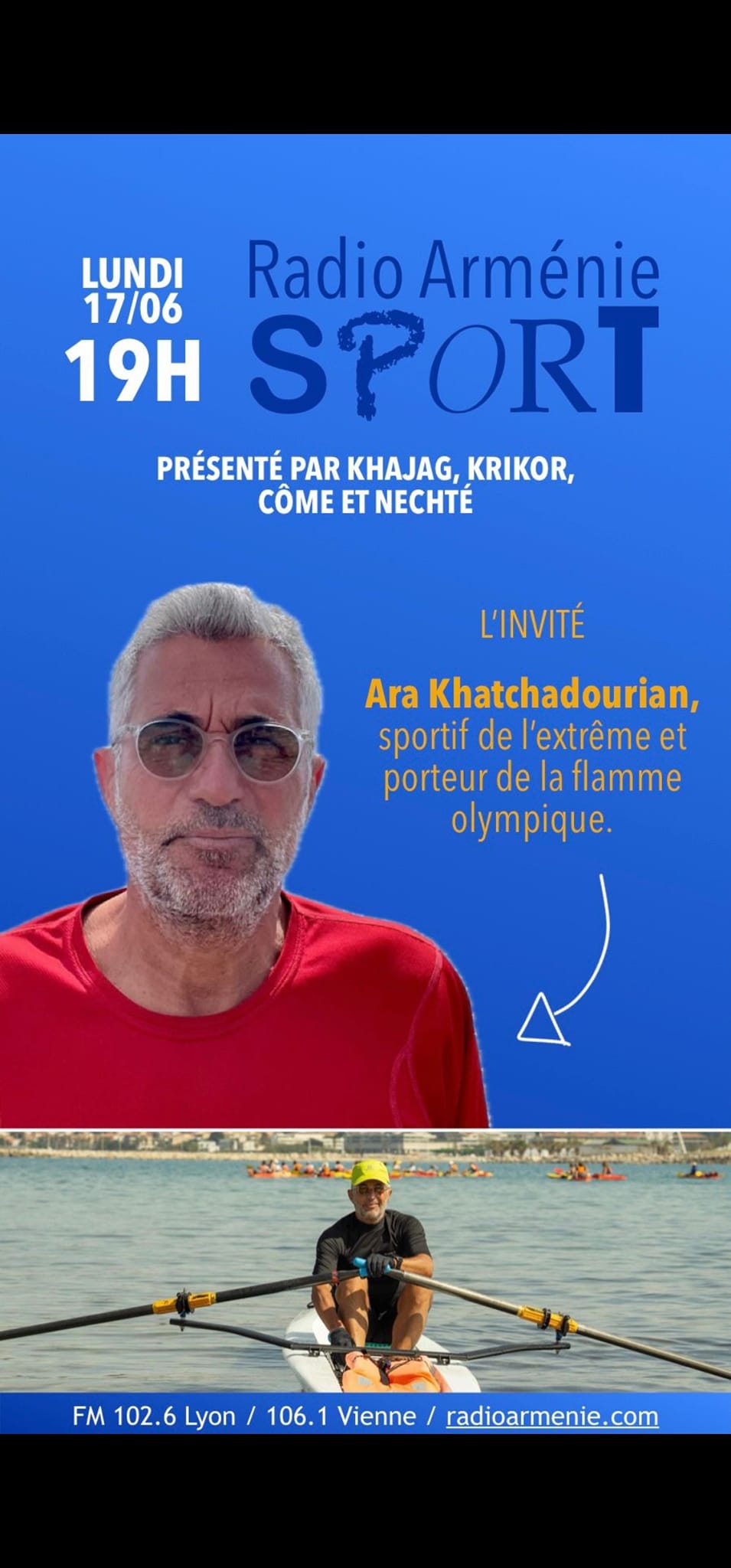 Le sportif de l’extrême Ara Khatchadourian est l’invité de Radio Arménie, ce soir à 19h00