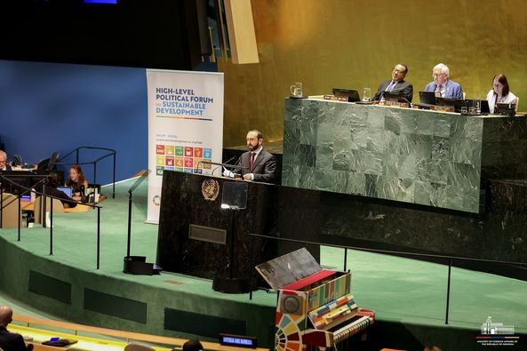 Ararat Mirzoyan à la tribune de l’ONU : Le recours à la force, les violations flagrantes des droits humains et le nettoyage ethnique continuent de façonner les relations internationales