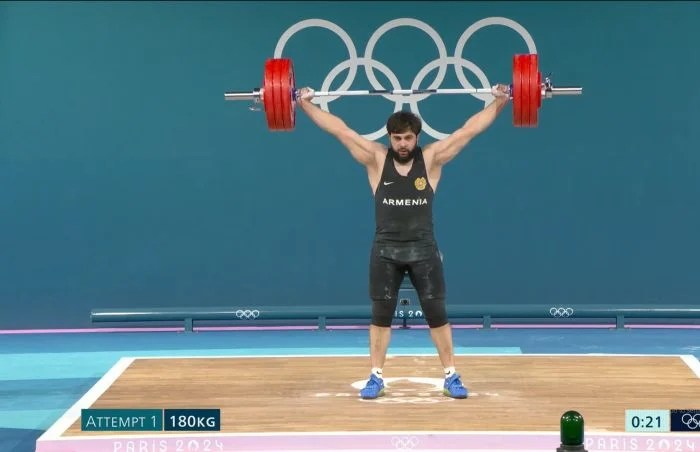 JO Paris-2024. L’haltérophile Garik Karapetyan (Arménie) échoue au pied du podium olympique de Paris-2024 dans les 102 kg