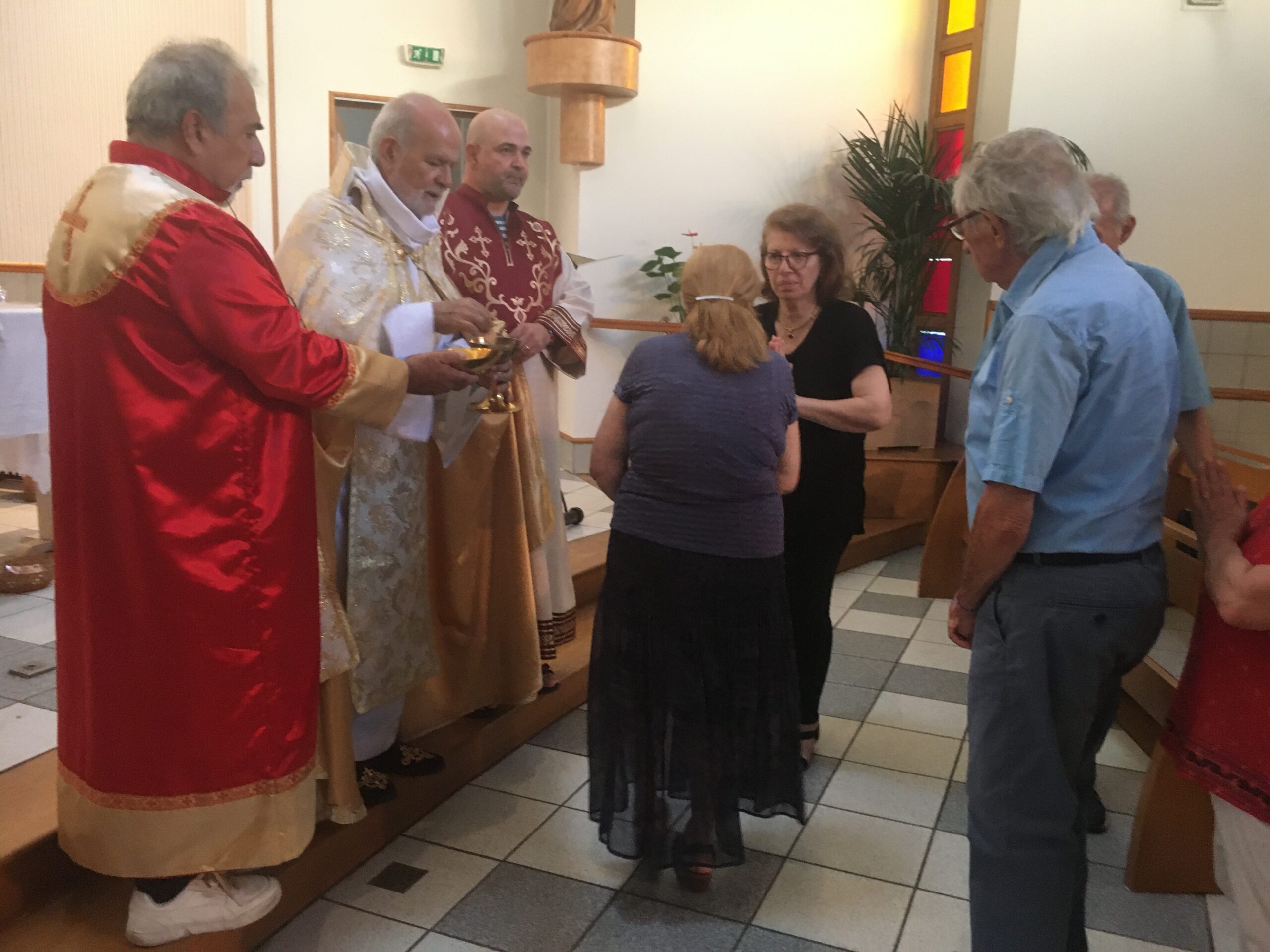 Sainte-Messe de l’Eglise catholique arménienne de Valence à la chapelle des pères Rédemptoristes