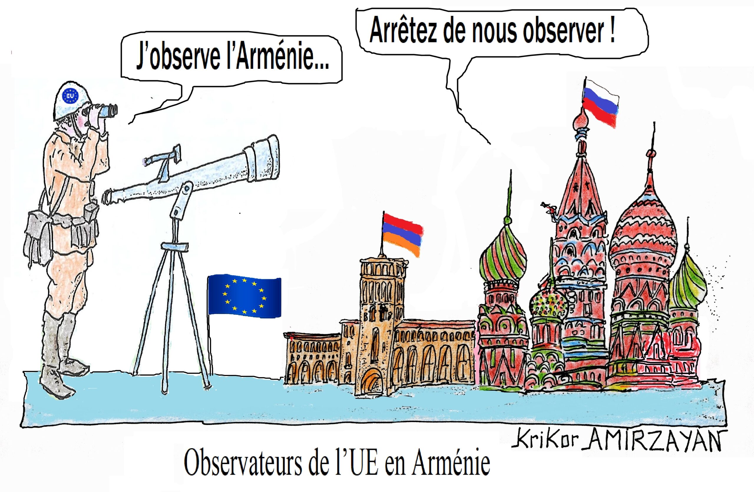 La Russie accuse la mission de l’UE en Arménie de collecter des données de renseignement sur la région selon l’Ambassadeur russe à Yerevan