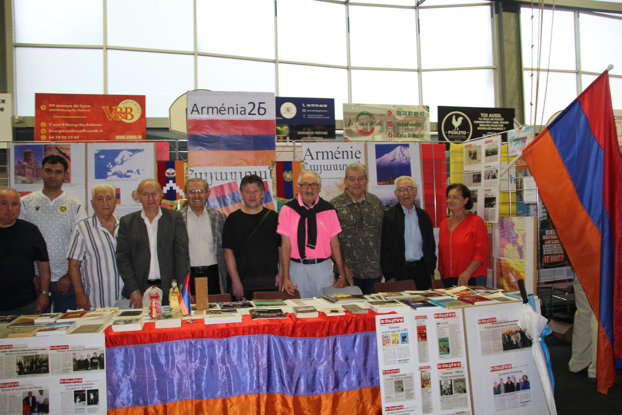 « Arménia » présentait l’art, la culture et l’histoire de l’Arménie au Forum des Associations de Bourg-Lès-Valence