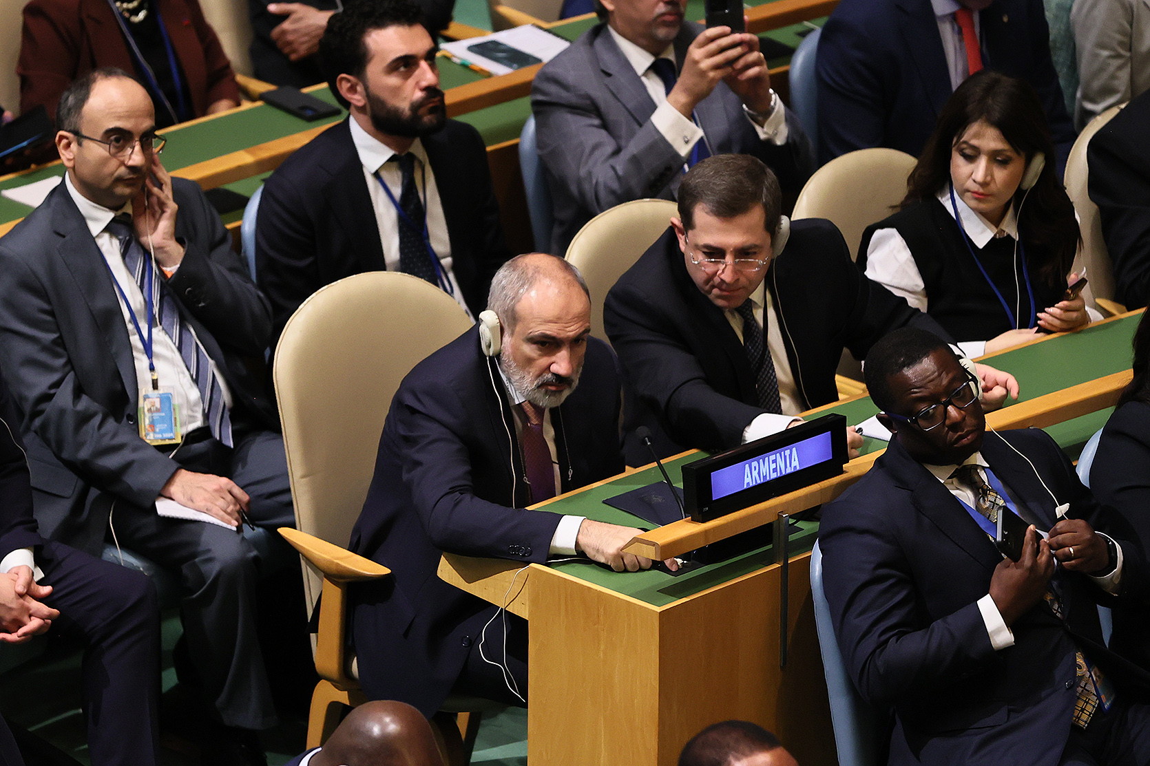 Le Premier ministre arménien Nikol Pachinian a assisté à l’ouverture des discussions générales de la 79e session de l’Assemblée générale des Nations Unies à New York