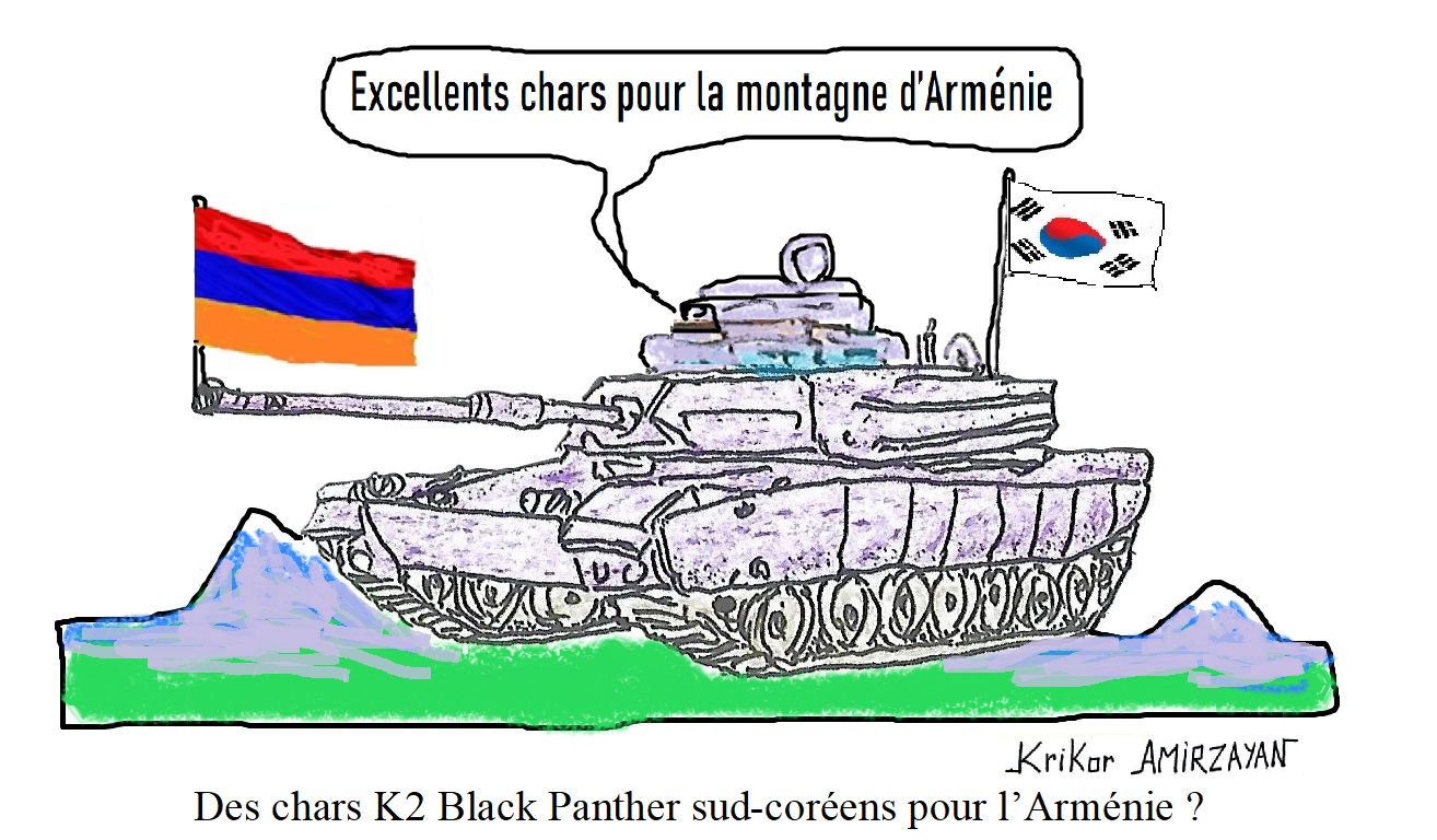 L’Arménie étudie la possibilité d’acquérir des chars de combat coréens K2 « Black Panther » selon Army Recognition