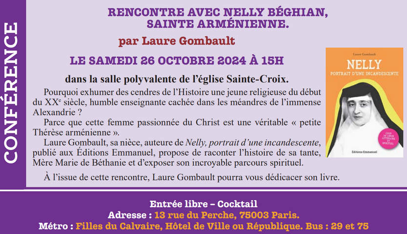 Nelly Beghian, sainte arménienne
					Article complet reservé aux abonnés