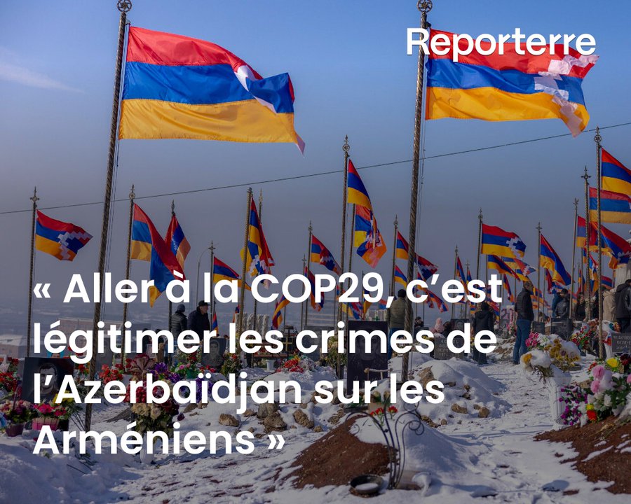 La COP 29 à Bakou en Azerbaïdjan est une honte absolue !