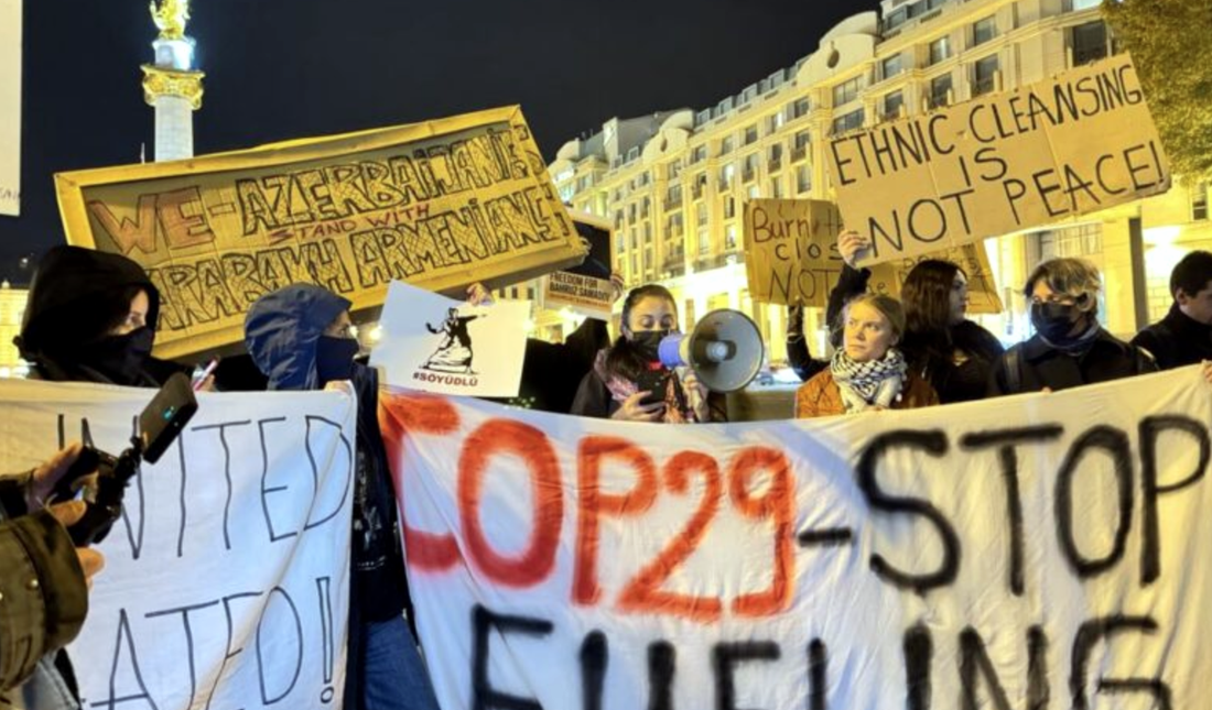 Greta Thunberg mène une manifestation contre la conférence sur le climat COP29